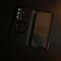 Leather Texture Case for Samsung Galaxy Z Fold 8 Ultra | Ring Stand & Screen Protector