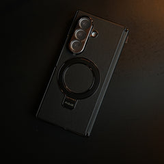 Leather Texture Case for Samsung Galaxy Z Fold 8 Ultra | Ring Stand & Screen Protector