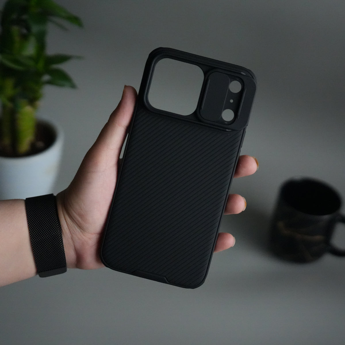 Nillkin iPhone 18 Series Camera Shutter Case | Slim Shockproof Privacy Cover with Lens Protection