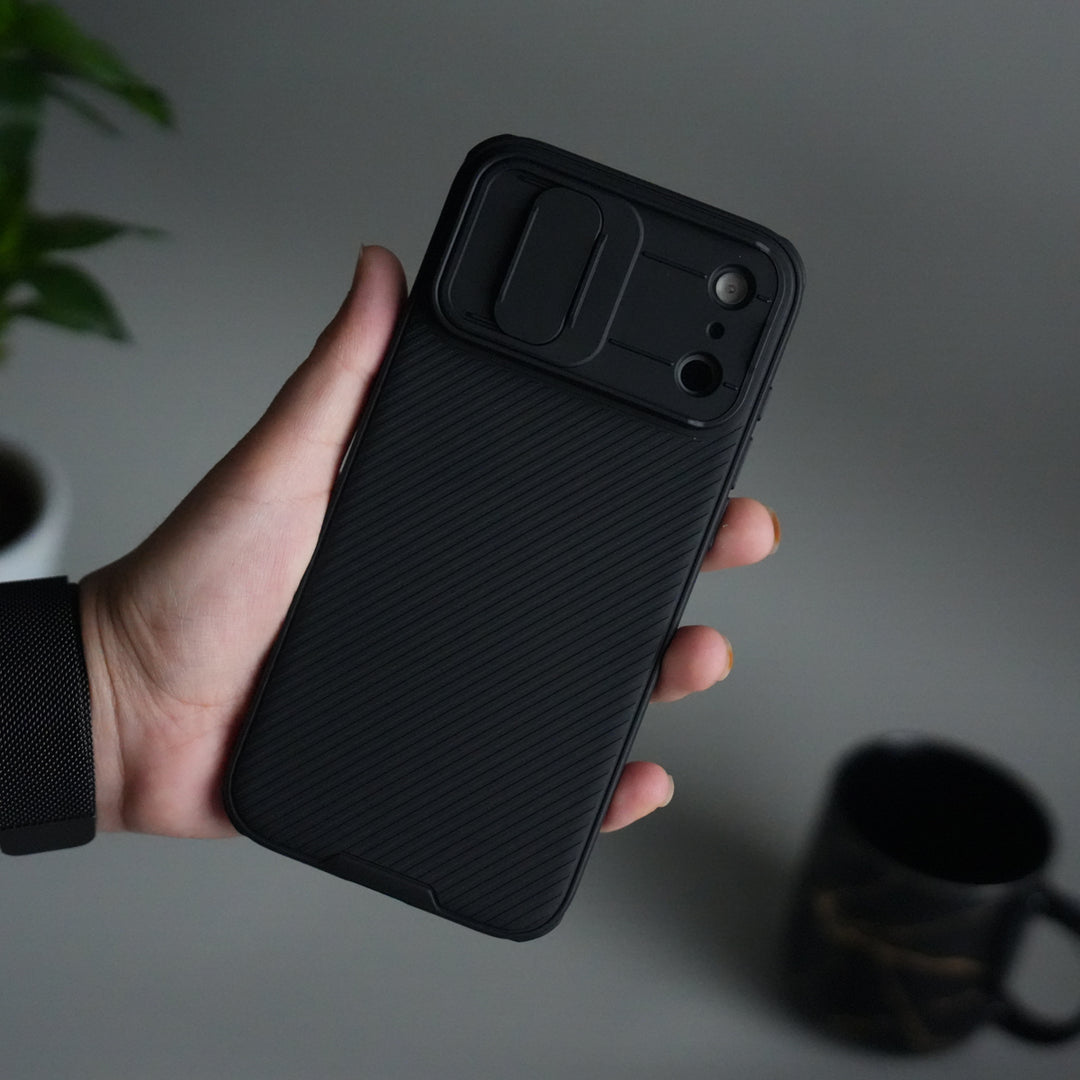 Nillkin iPhone 17 Pro Max Camera Shutter Case | Slim Shockproof Privacy Cover with Lens Protection