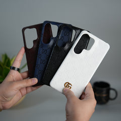 Galaxy S26 Ultra Luxury GG Fashion Leather Brand Case Cover