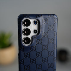 Galaxy S26 Ultra Luxury GG Fashion Leather Brand Case Cover