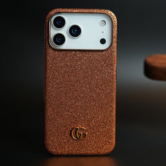 Luxury Glitter Case with 3D Metal Emblem for iPhone 18 Series | Premium Sparkle Finish