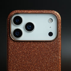 Luxury Glitter Case with 3D Metal Emblem for iPhone 18 Series | Premium Sparkle Finish