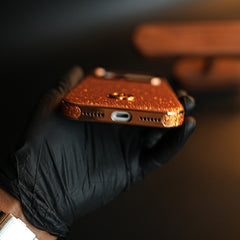 Luxury Glitter Case with 3D Metal Emblem for iPhone 18 Series | Premium Sparkle Finish