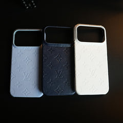 Luxury PU Leather Case for iPhone 17 Series | Fashion Brand Cover