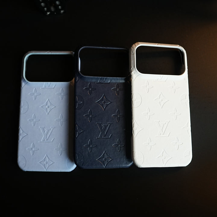 Luxury PU Leather Case for iPhone 17 Series | Fashion Brand Cover