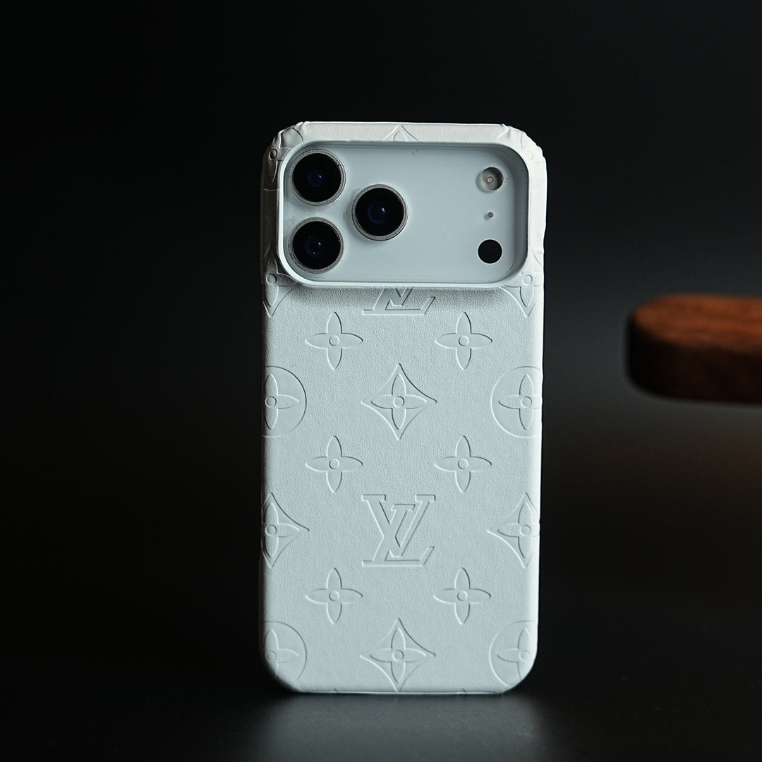 Luxury PU Leather Case for iPhone 17 Series | Fashion Brand Cover