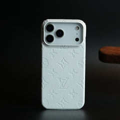 Luxury PU Leather Case for iPhone 17 Series | Fashion Brand Cover