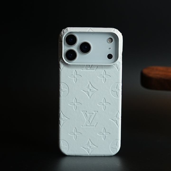 Luxury PU Leather Case for iPhone 17 Series | Fashion Brand Cover