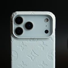 Luxury PU Leather Case for iPhone 17 Series | Fashion Brand Cover