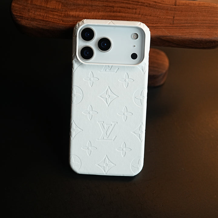 Luxury PU Leather Case for iPhone 17 Series | Fashion Brand Cover