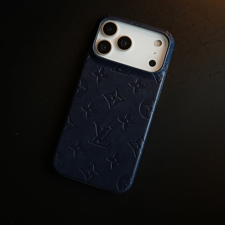 Luxury PU Leather Case for iPhone 17 Series | Fashion Brand Cover