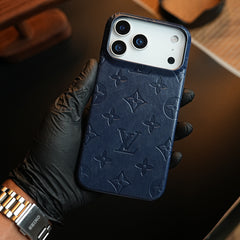 Luxury PU Leather Case for iPhone 17 Series | Fashion Brand Cover