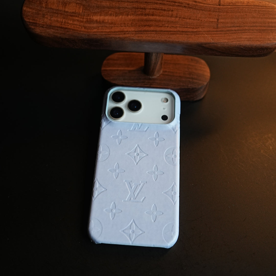 Luxury PU Leather Case for iPhone 17 Series | Fashion Brand Cover