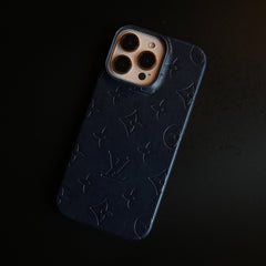 Luxury PU Leather Case for iPhone 16 Series | Fashion Brand Cover