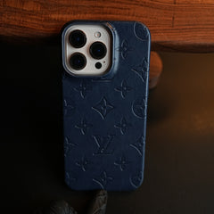 Luxury PU Leather Case for iPhone 16 Series | Fashion Brand Cover