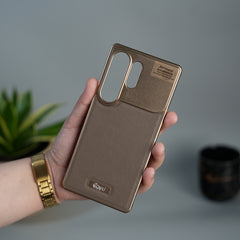 Samsung Galaxy S26 Ultra Premium Metallic AeroFLex Aluminium Leather Case
