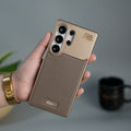 Samsung Galaxy S26 Ultra Premium Metallic AeroFLex Aluminium Leather Case