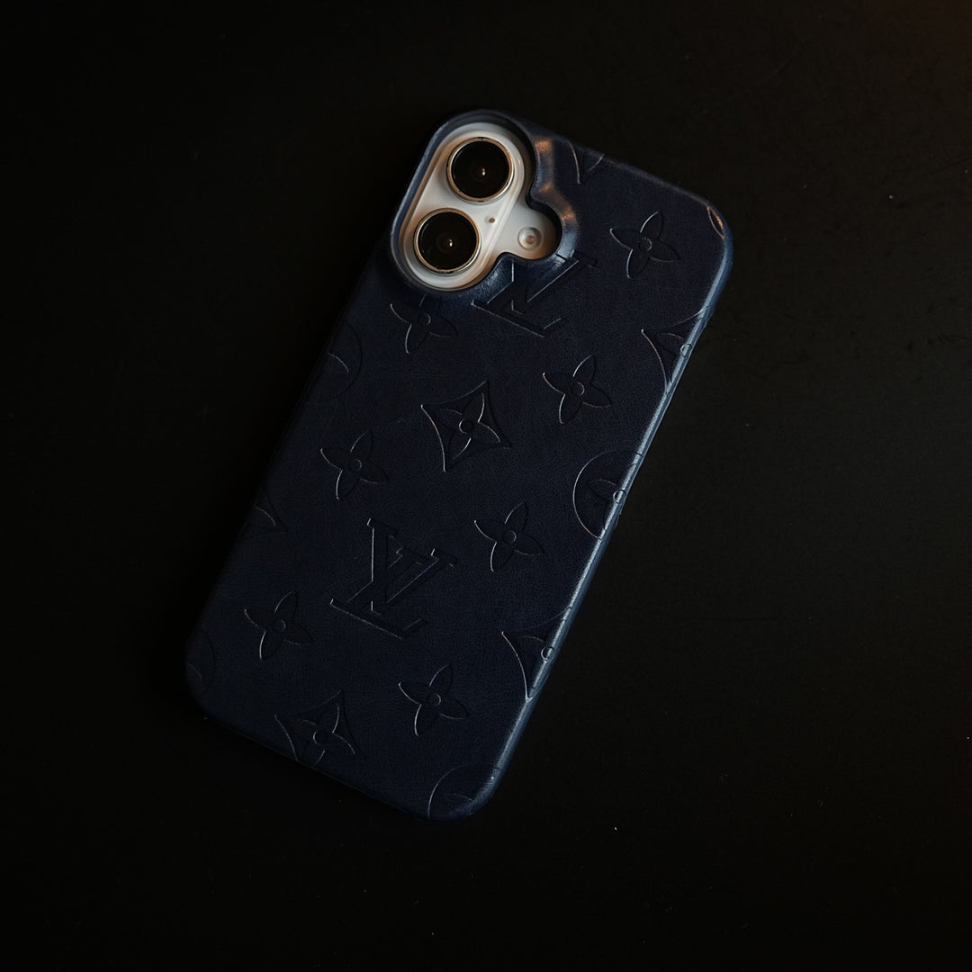 Luxury PU Leather Case for iPhone 17 | Fashion Brand Cover