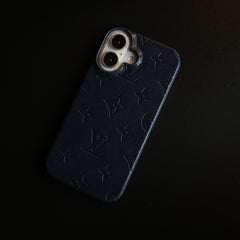 Luxury PU Leather Case for iPhone 16 | Fashion Brand Cover