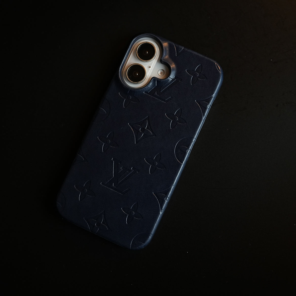 Luxury PU Leather Case for iPhone 16 | Fashion Brand Cover