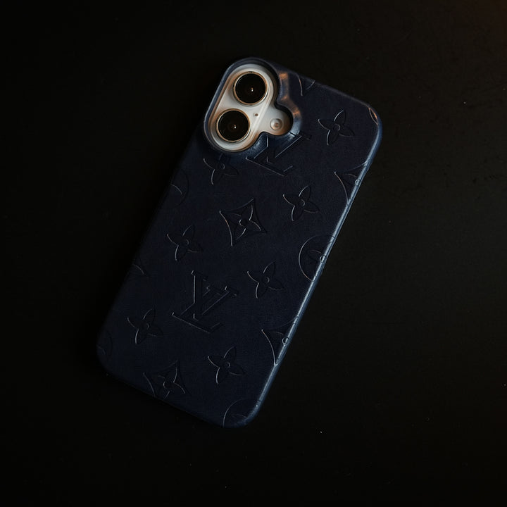 Luxury PU Leather Case for iPhone 17 | Fashion Brand Cover
