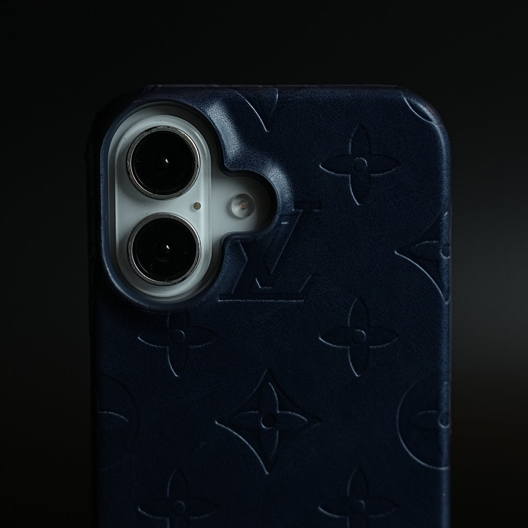 Luxury PU Leather Case for iPhone 17 | Fashion Brand Cover