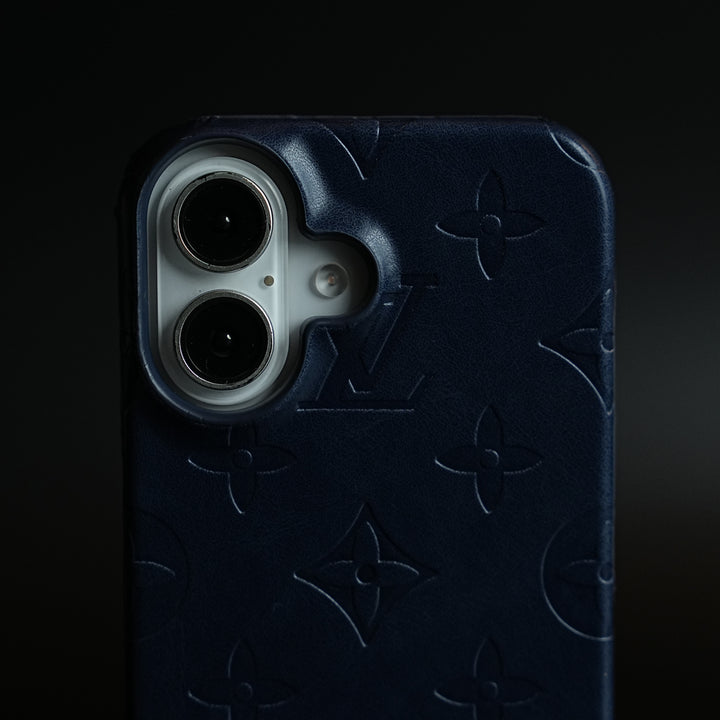 Luxury PU Leather Case for iPhone 17 | Fashion Brand Cover