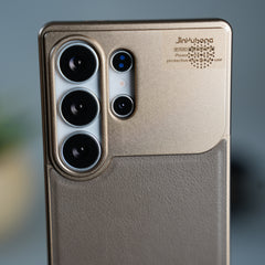 Samsung Galaxy S26 Ultra Premium Metallic AeroFLex Aluminium Leather Case