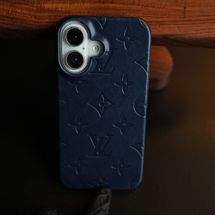 Luxury PU Leather Case for iPhone 17 | Fashion Brand Cover