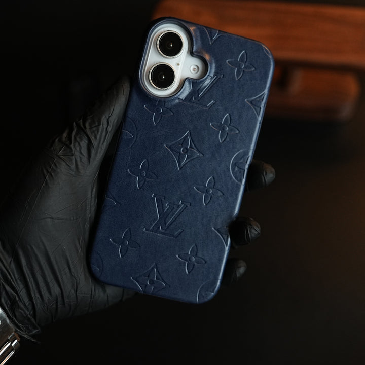 Luxury PU Leather Case for iPhone 17 | Fashion Brand Cover