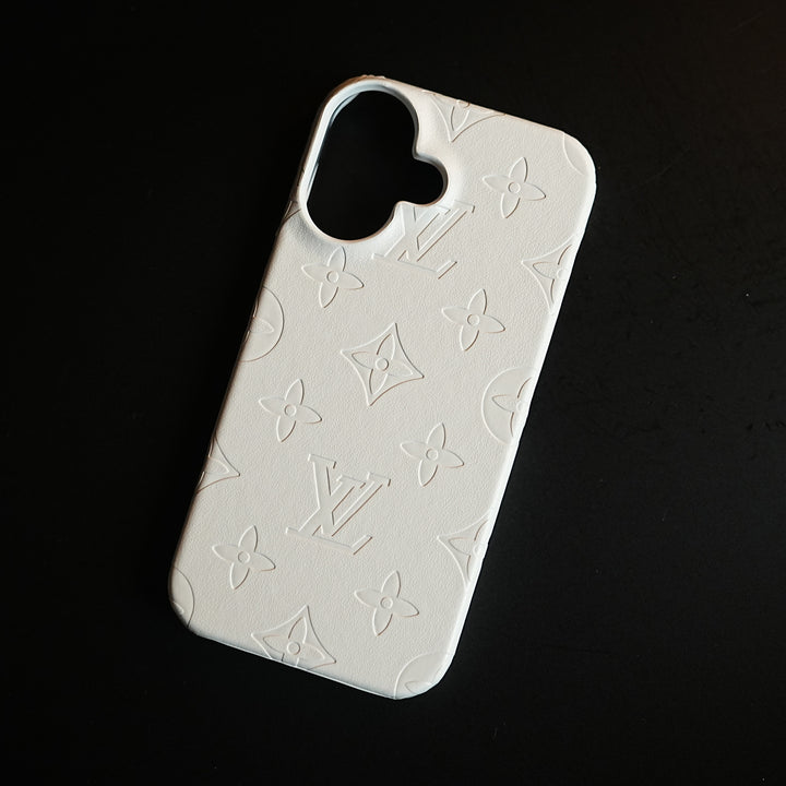 Luxury PU Leather Case for iPhone 17 | Fashion Brand Cover