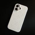Luxury PU Leather Case for iPhone 17 | Fashion Brand Cover