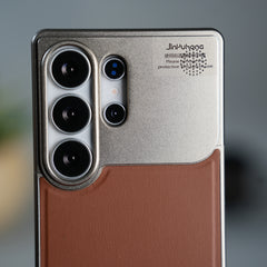 Samsung Galaxy S26 Ultra Premium Metallic AeroFLex Aluminium Leather Case