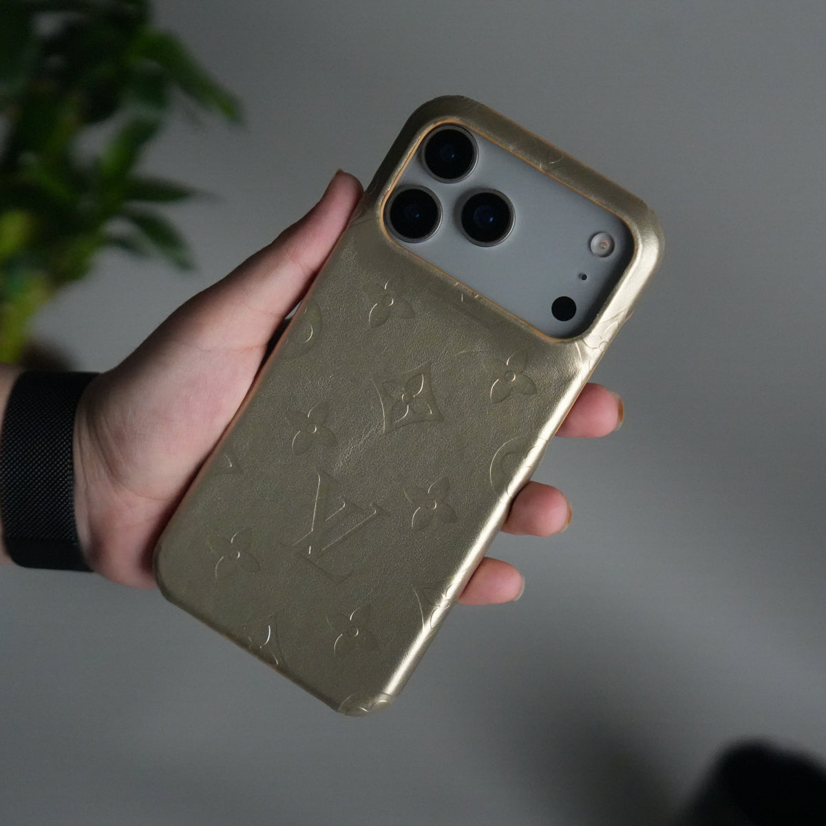 iPhone 17 Pro Max Luxury PU Leather Fashion Brand Case Cover