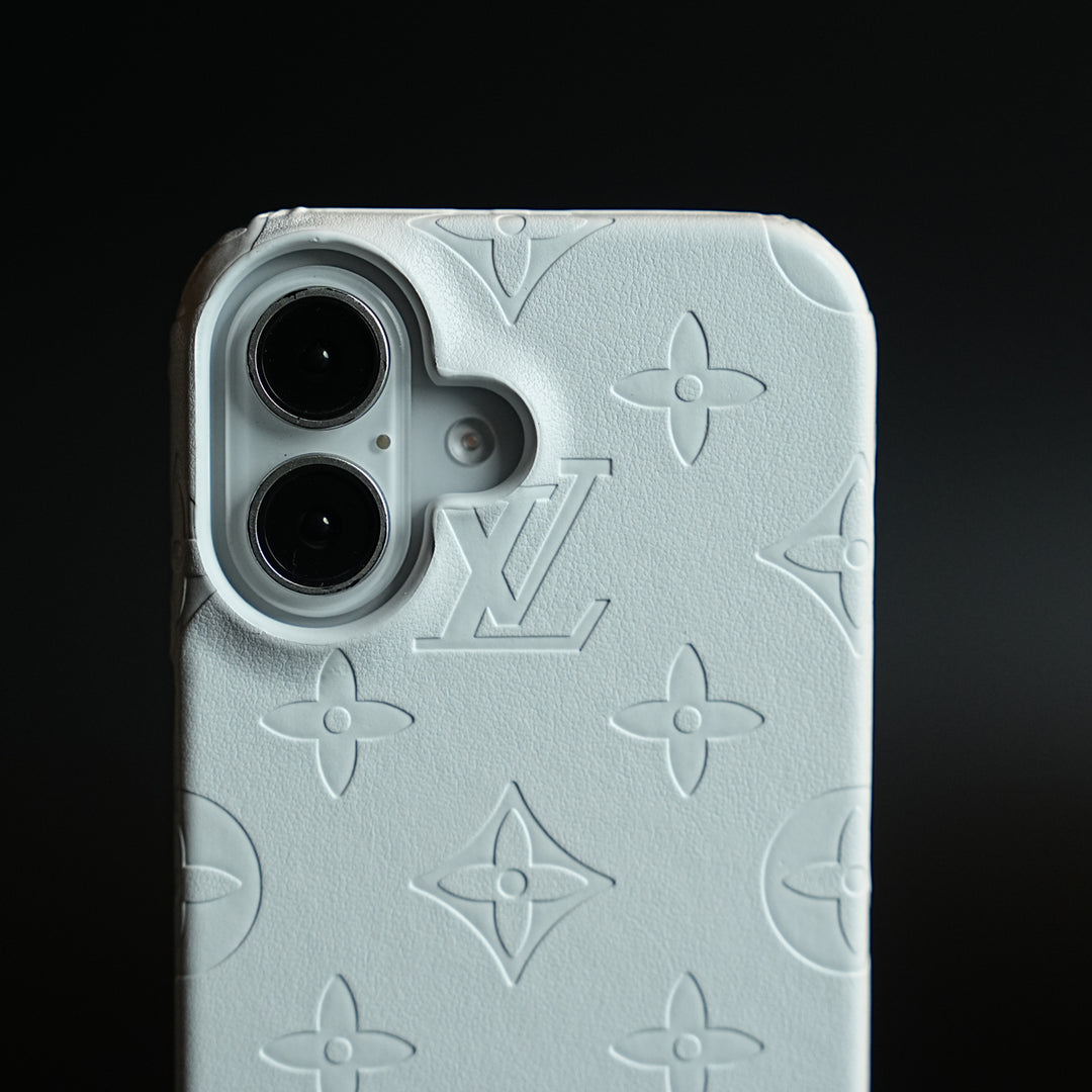 Luxury PU Leather Case for iPhone 17 | Fashion Brand Cover
