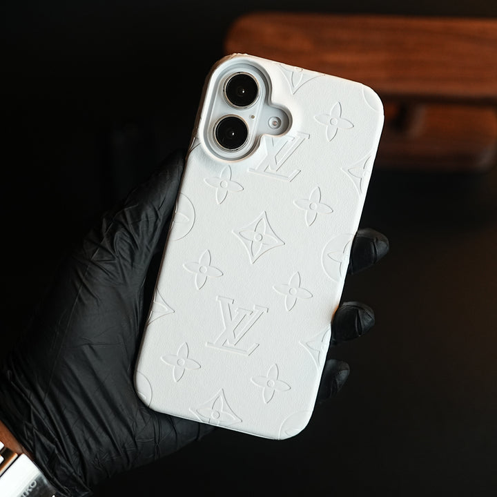 Luxury PU Leather Case for iPhone 17 | Fashion Brand Cover