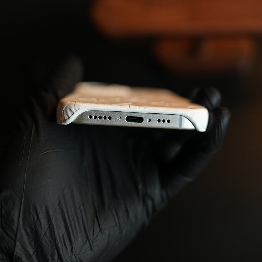 Luxury PU Leather Case for iPhone 17 | Fashion Brand Cover