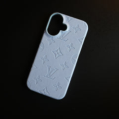 Luxury PU Leather Case for iPhone 16 | Fashion Brand Cover