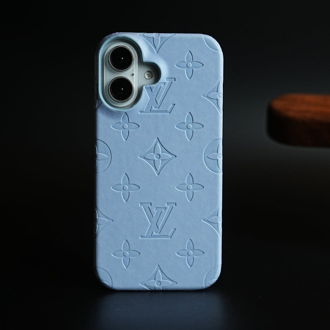 Luxury PU Leather Case for iPhone 17 | Fashion Brand Cover