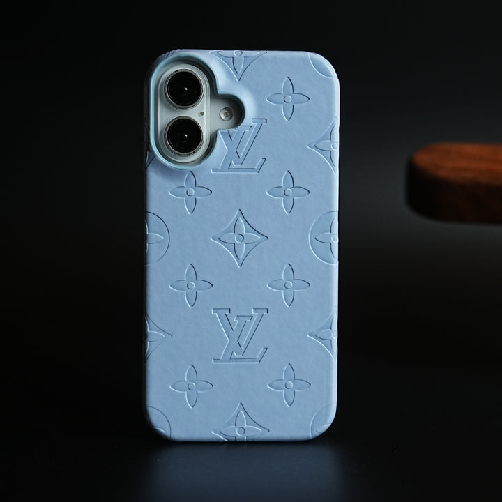 Luxury PU Leather Case for iPhone 17 | Fashion Brand Cover
