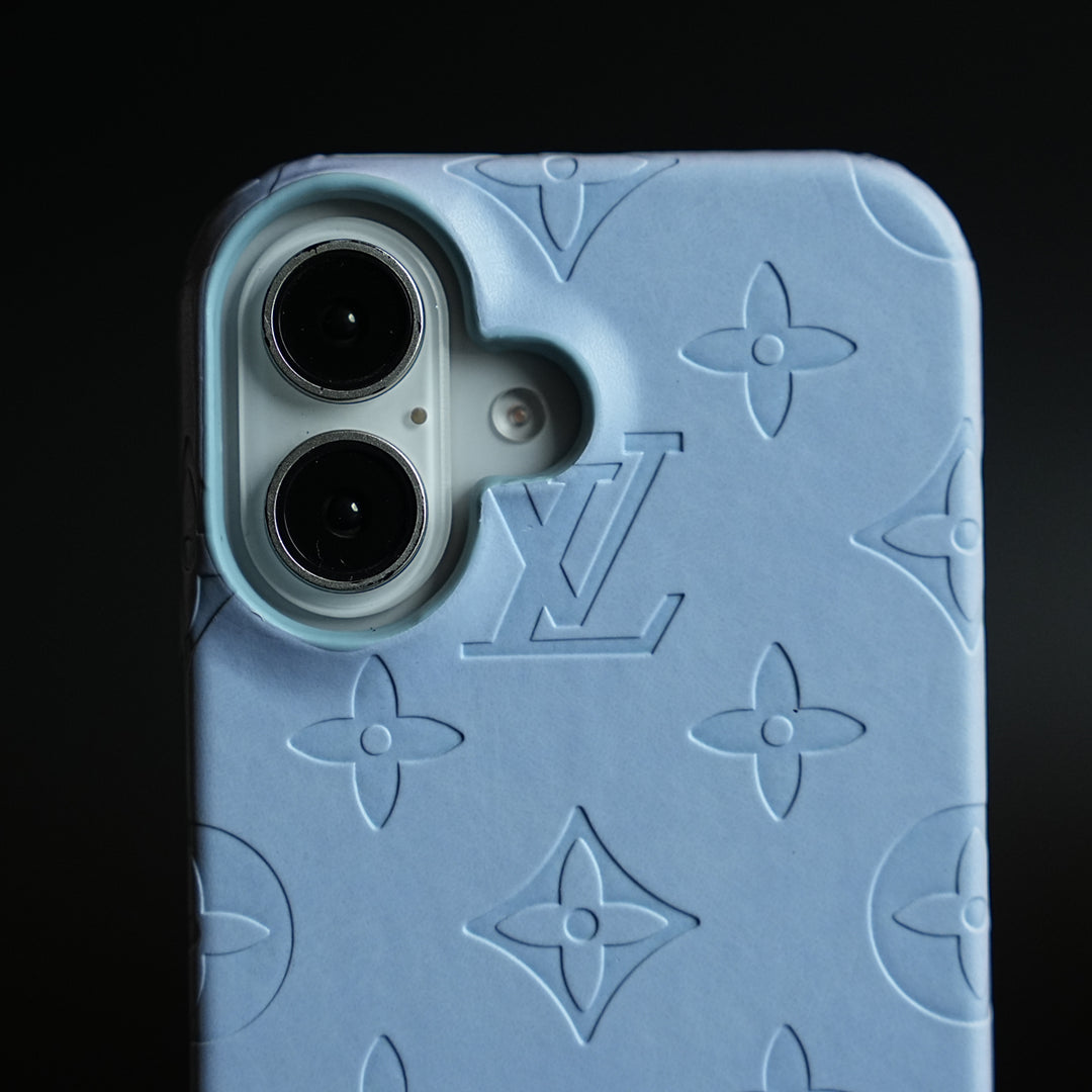 Luxury PU Leather Case for iPhone 17 | Fashion Brand Cover
