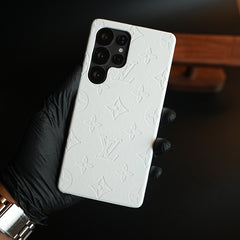 Luxury PU Leather Case for Galaxy Ultra Series | Fashion Brand Cover