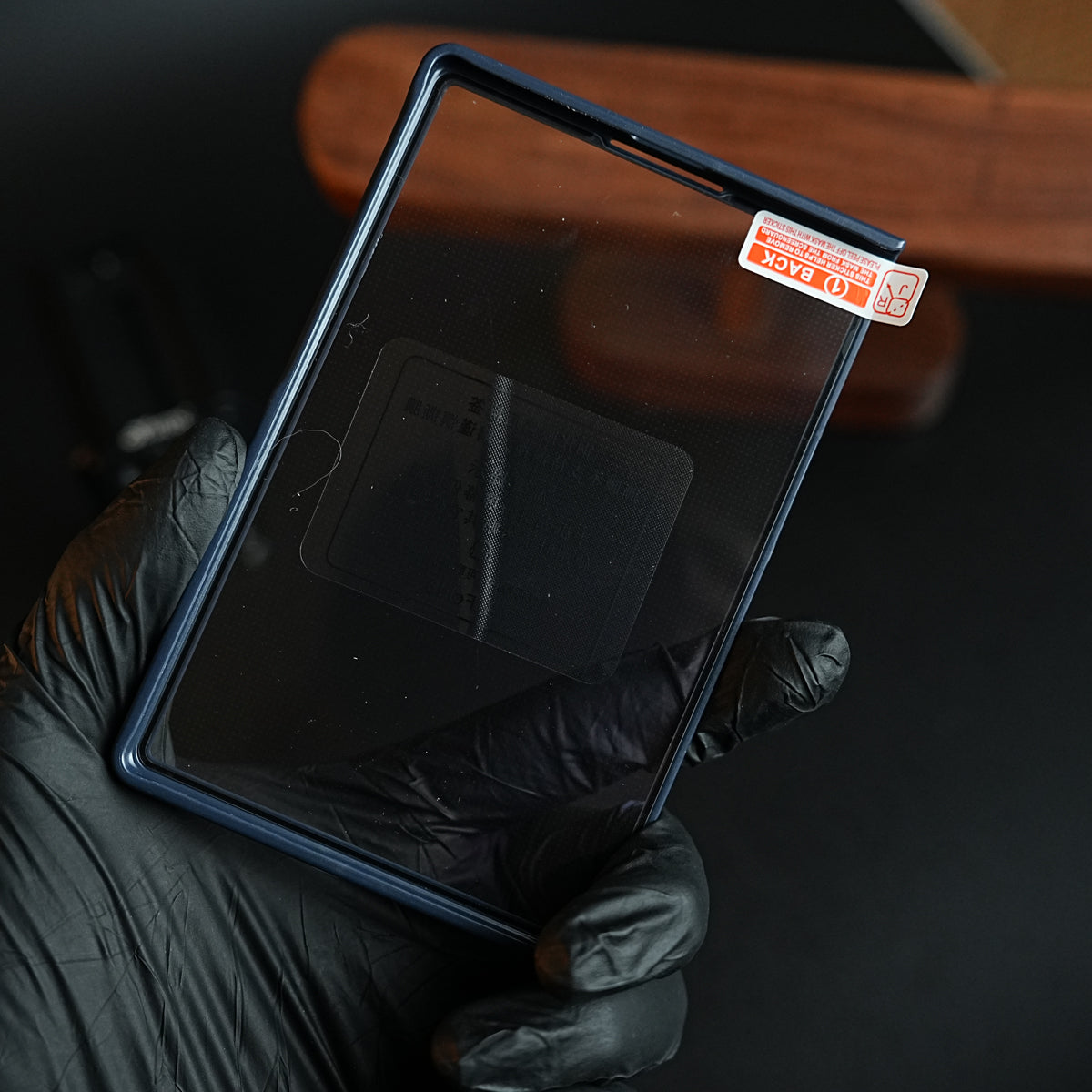 Stitched Leather Texture Case for Galaxy Z Fold 8 | Ring Stand and Front Frame