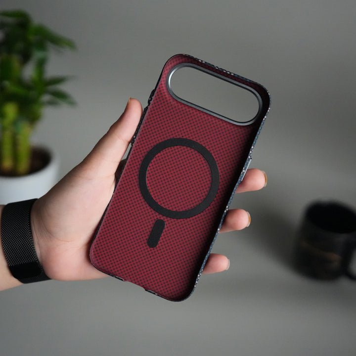 iPhone 17 Air Aramid Fiber Case | Slim MagSafe Cover  | Blue