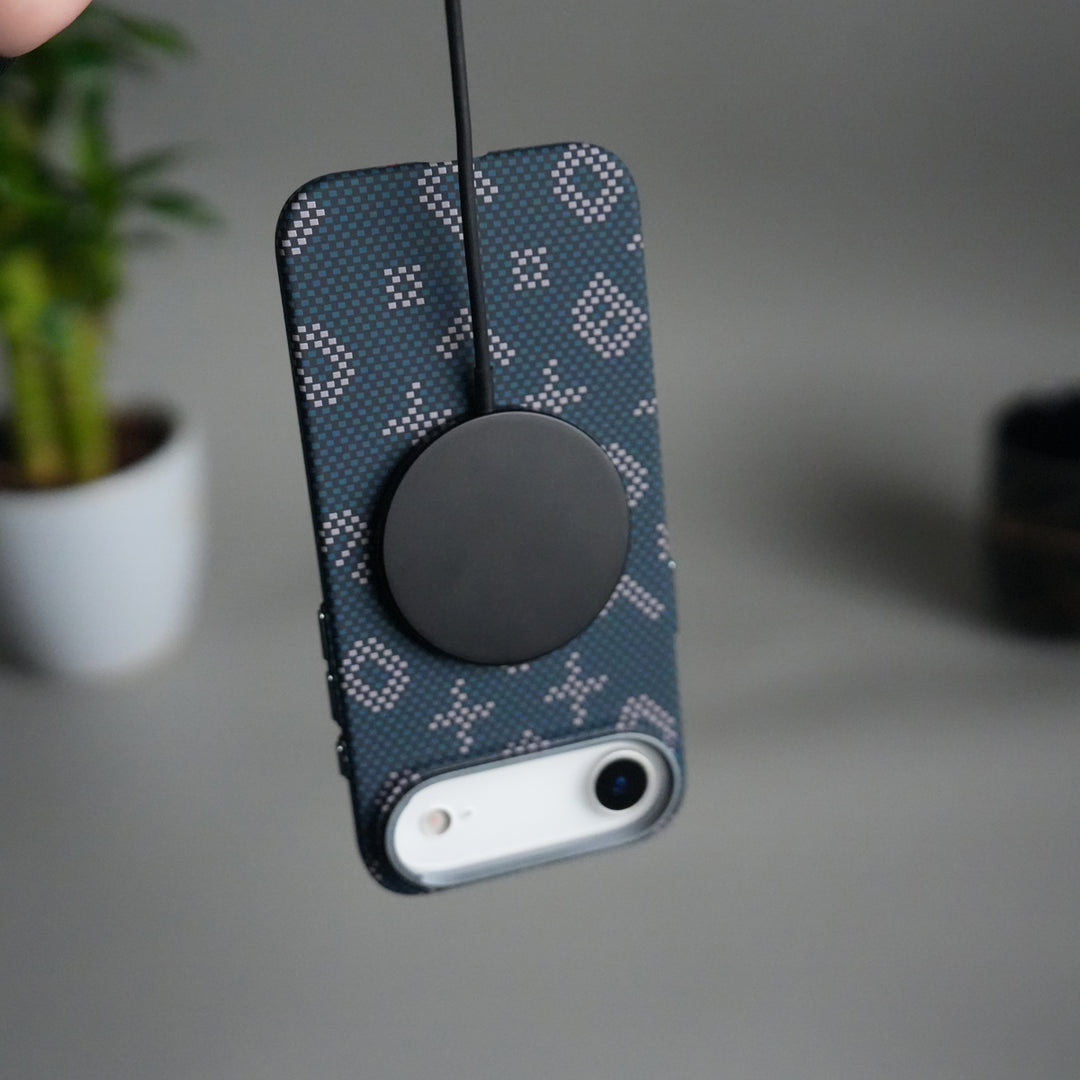 iPhone 17 Air Aramid Fiber Case | Slim MagSafe Cover  | Blue