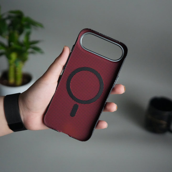 iPhone 17 Air Aramid Fiber Case | Slim MagSafe Cover | Black