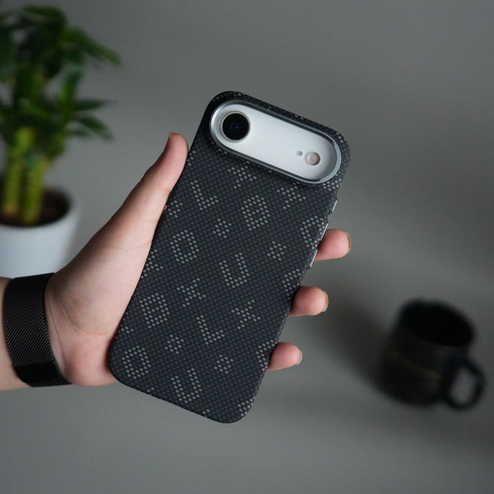 iPhone 17 Air Aramid Fiber Case | Slim MagSafe Cover | Black