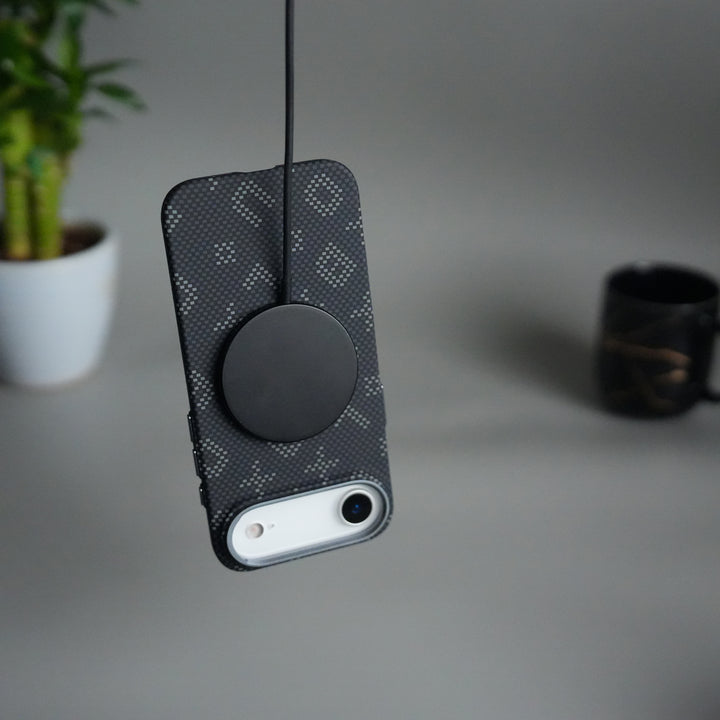 iPhone 17 Air Aramid Fiber Case | Slim MagSafe Cover | Black